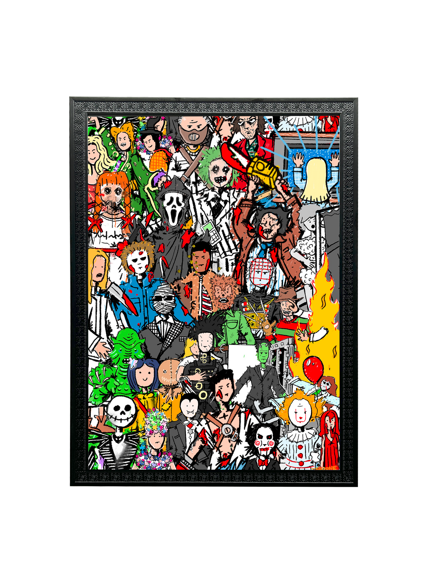 Halloween Collage Poster
