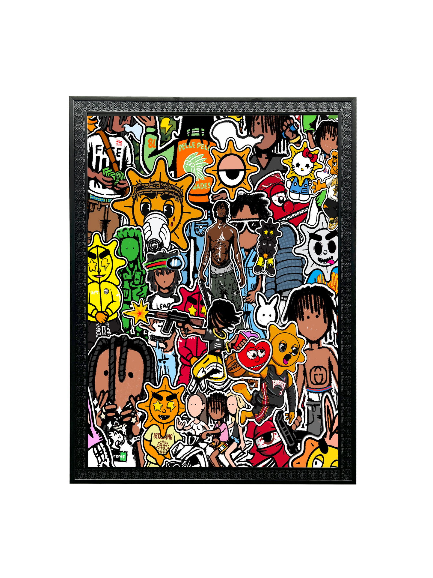 Glo Gang Collage Poster