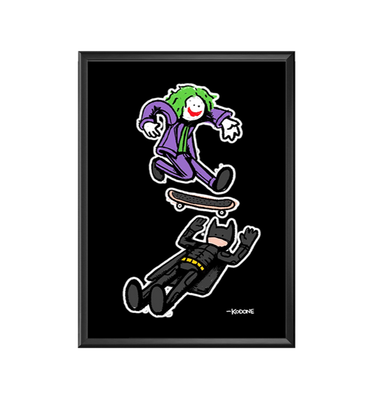 Joker Vs Batman Poster