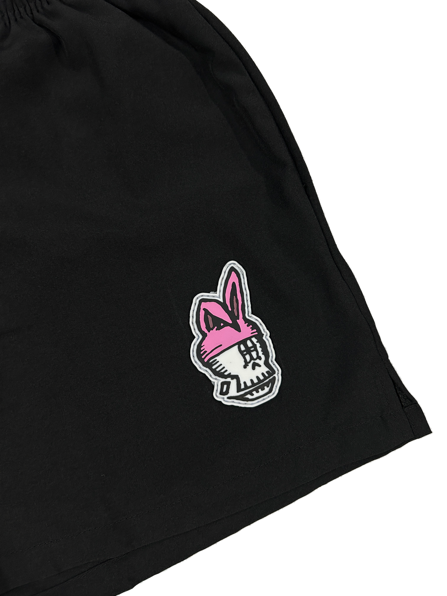 (Black) K Bunny Nylon Shorts