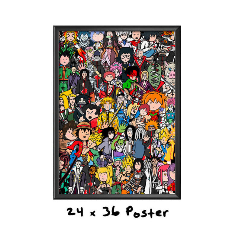 Anime Collage Poster