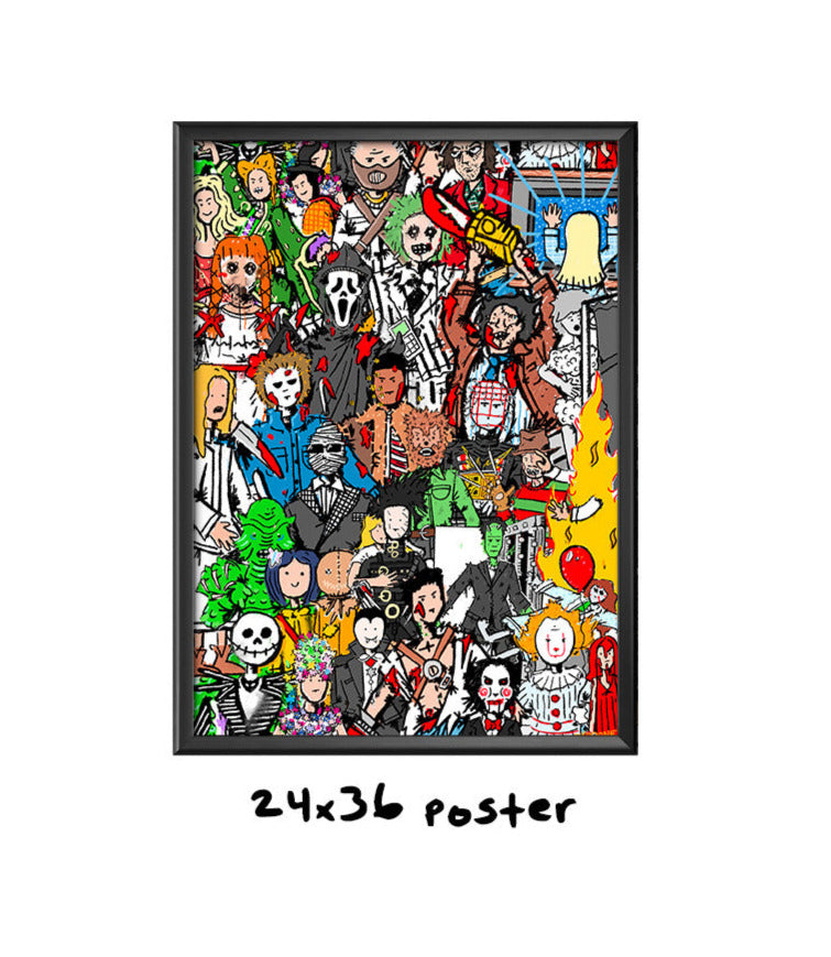 Halloween Collage Poster