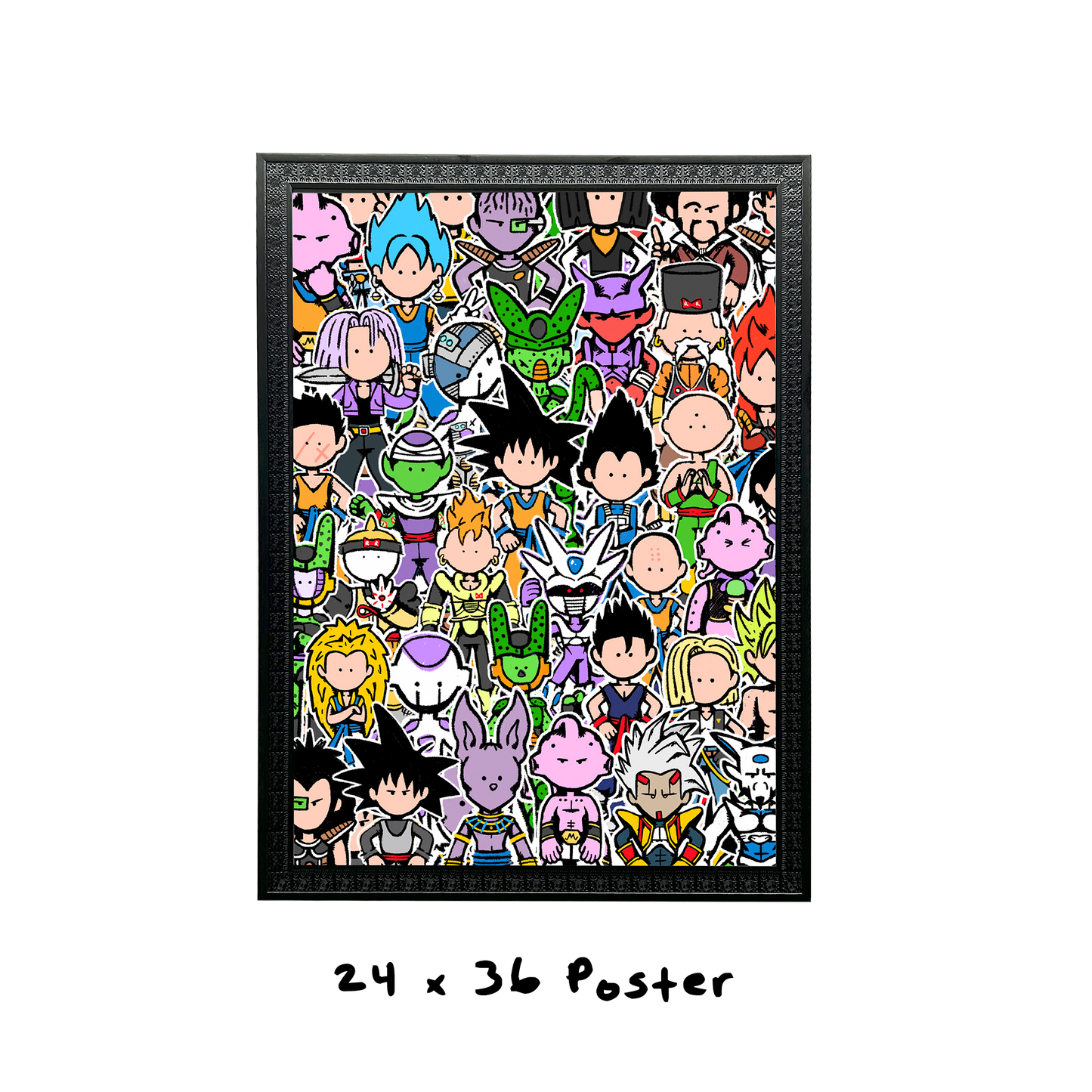 DBZ Collage Poster
