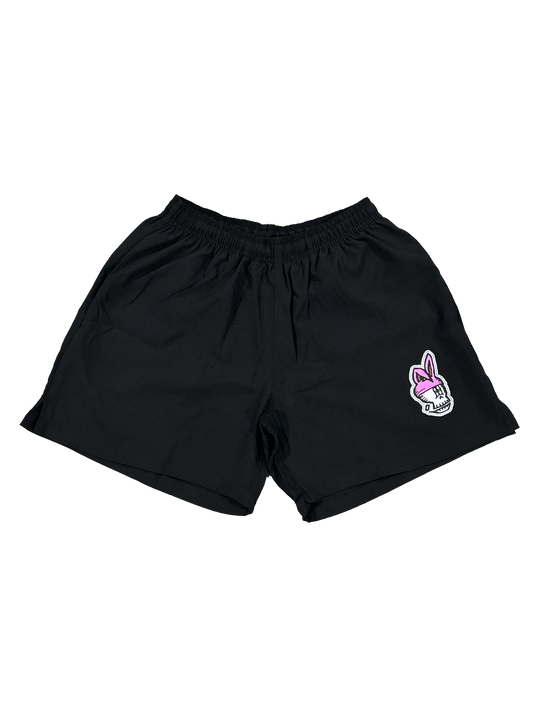 (Black) K Bunny Nylon Shorts
