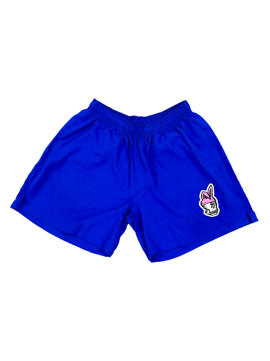 (Blue) K Bunny Nylon Shorts