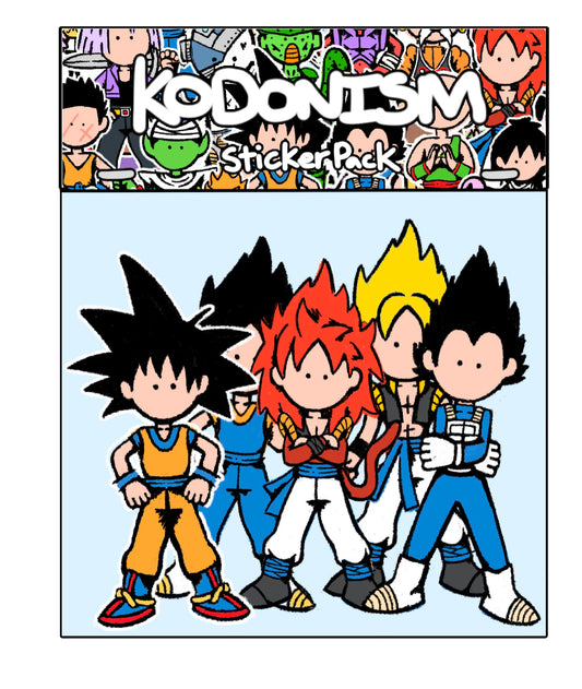 Goku x Vegeta Sticker Pack