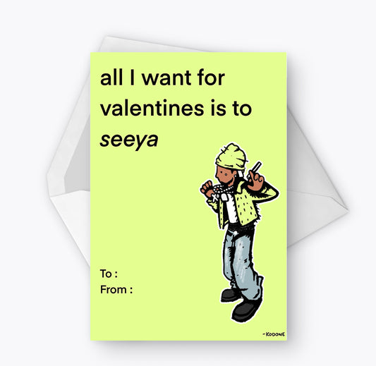 Carti "Seeyah" V Day Card