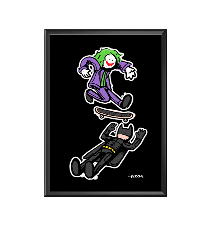 Joker Vs Batman Poster