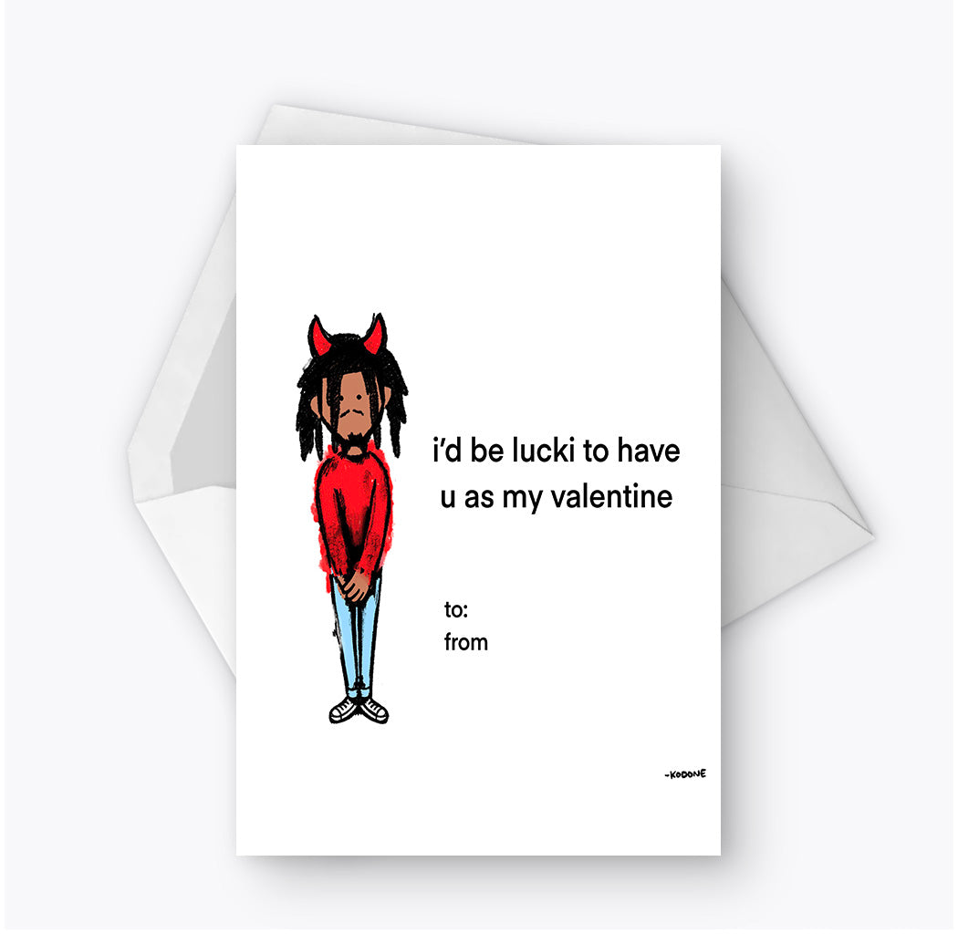 Lucki V Day Card