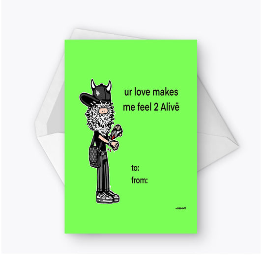 Yeat V Day Card