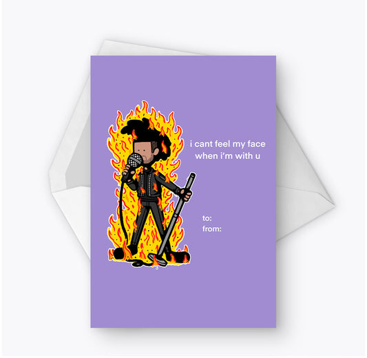 The Weeknd V Day Card